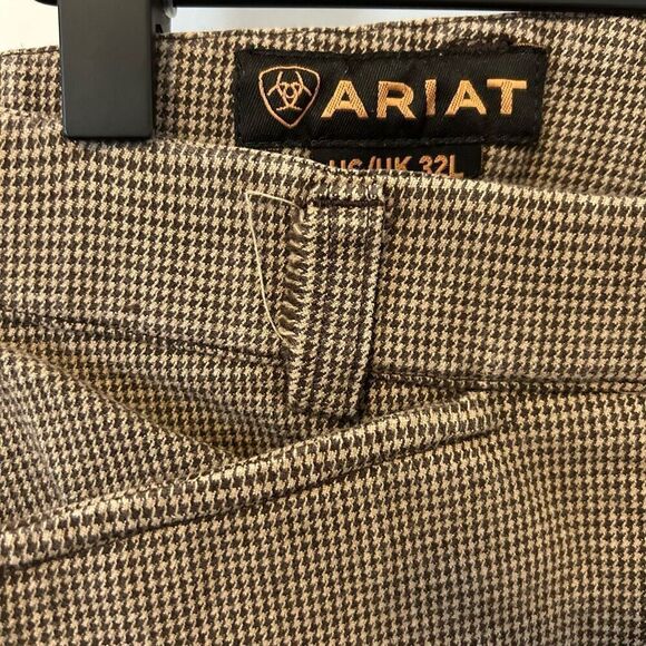 ARIAT Heritage Breeches Riding Pants Size 32L Houndstooth horse Equestrian count - Picture 6 of 12